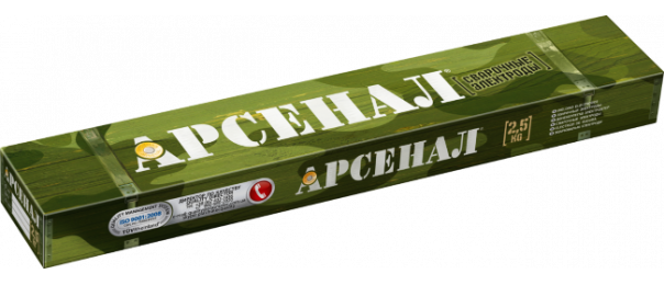 Электроды сварочные Арсенал МР-3, ф 3 мм (уп-2,5 кг) купить с доставкой в Мещерино