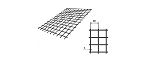 Сетка сварная (дорожная) 50х50х3мм 1х2м купить с доставкой в Мещерино